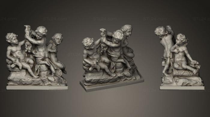Statues antique and historical (Groupe Sculpt, STKA_0844) 3D models for cnc